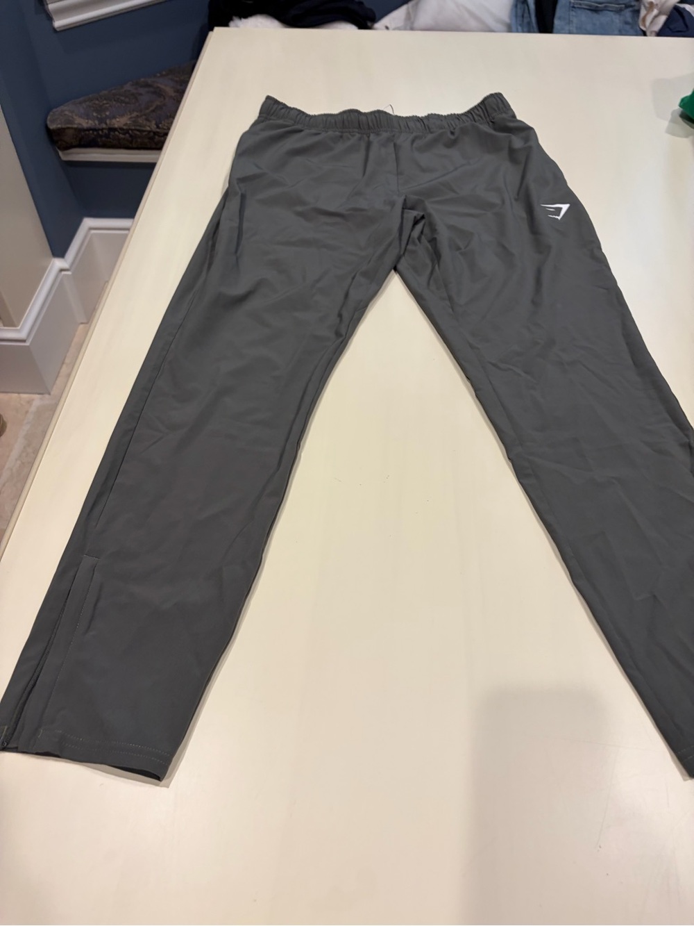 Men's Athletic Track Pants - Olive Green